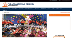 Desktop Screenshot of pnsarihantpublicacademy.com